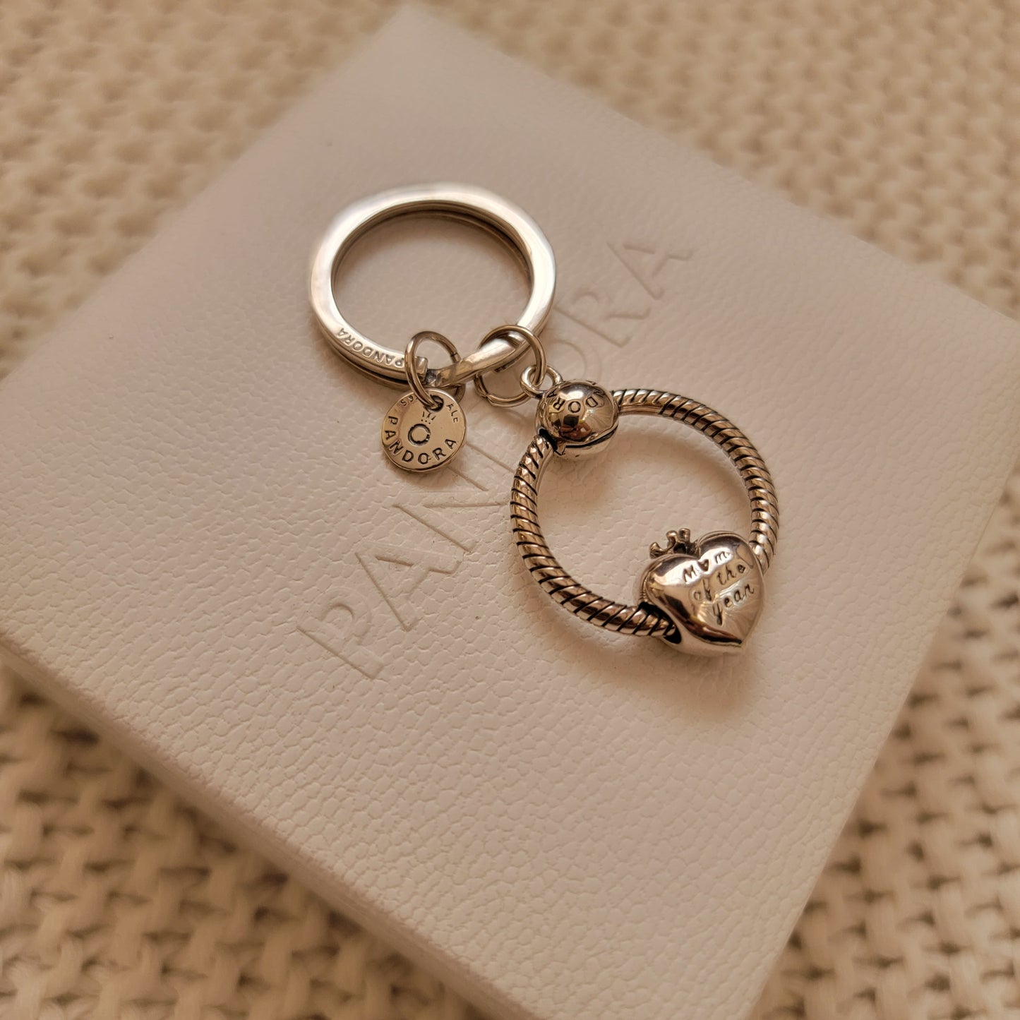 Llavero Plata925 con charm mom of the year