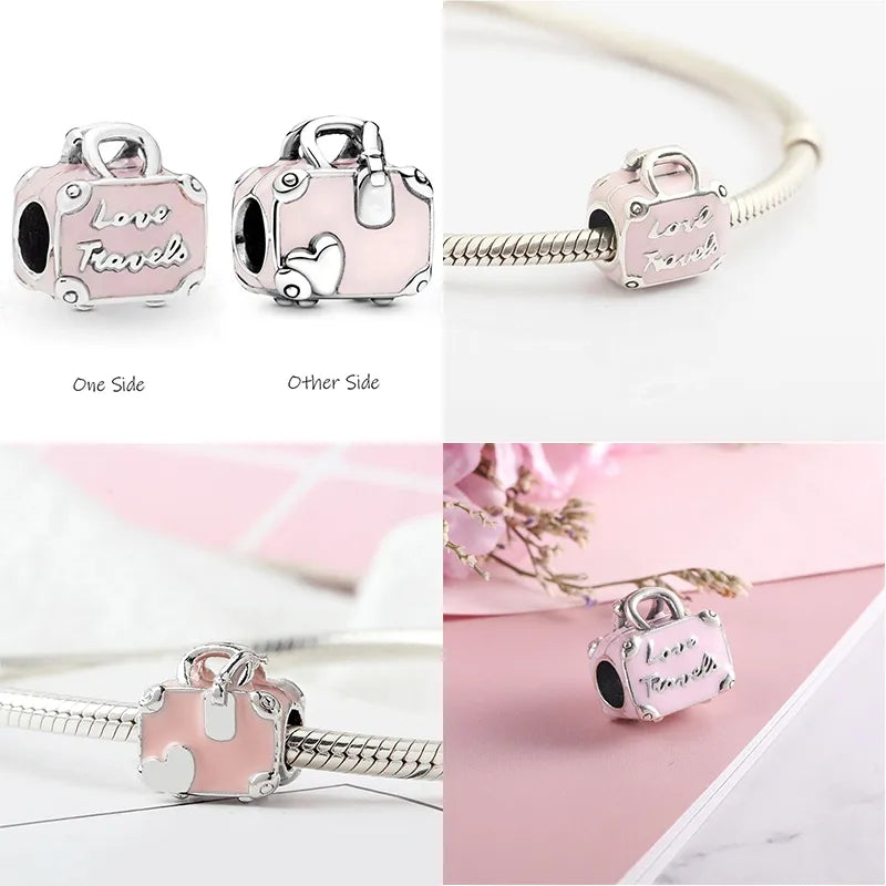 Charm Plata 925 Travel Maleta