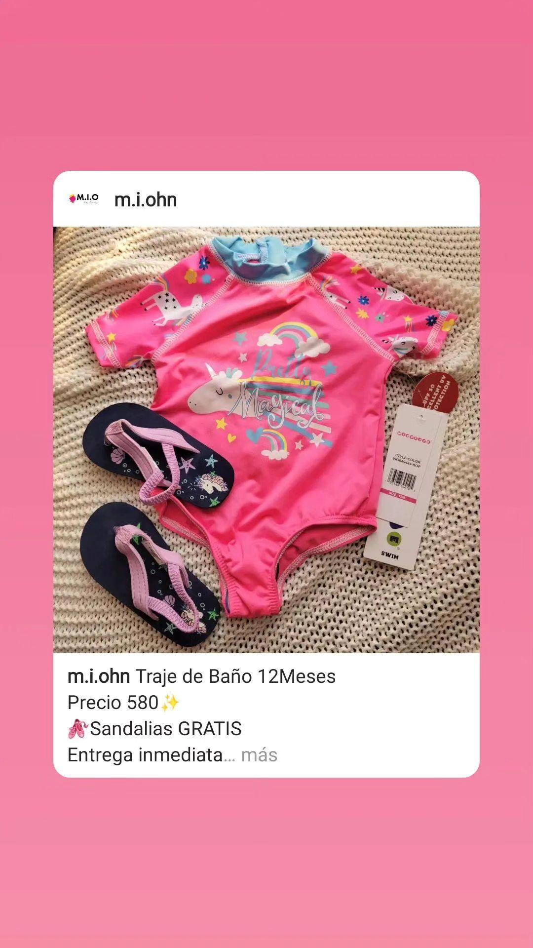 Traje de Baño Talla 12M