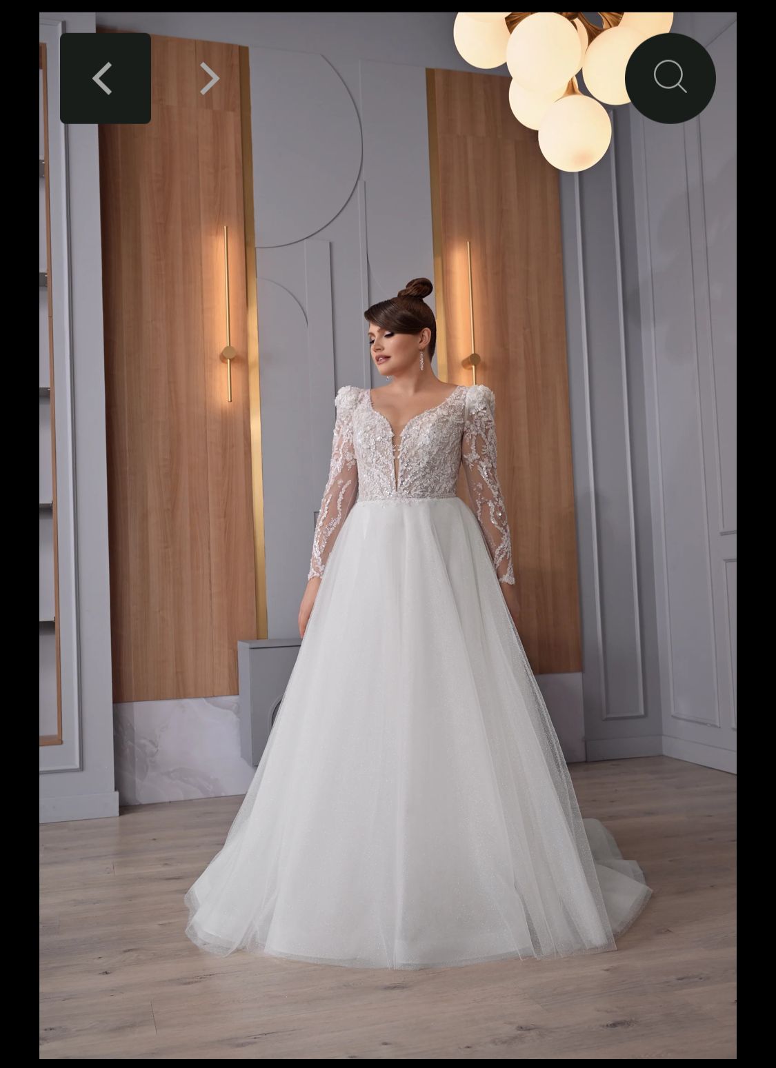 Vestido Hermoso Linea A novia