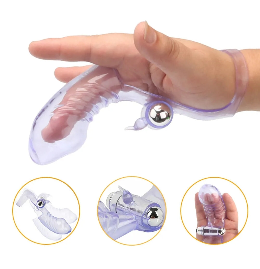 Vibrador cobertor pen* o dedo