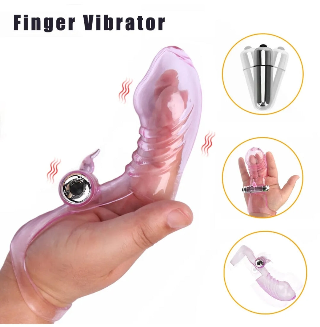 Vibrador cobertor pen* o dedo
