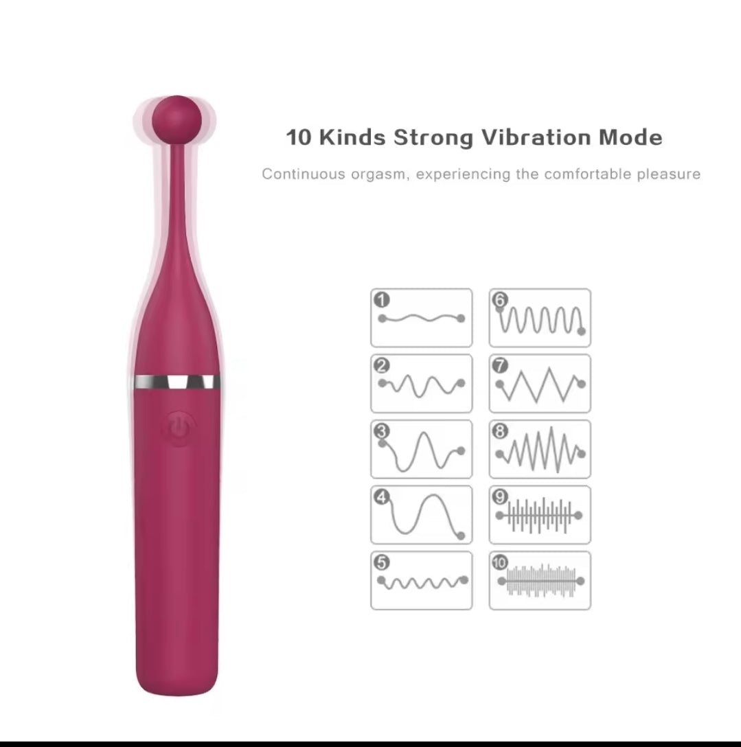 Vibrador recargable 3 en 1 vribaciones 10 N